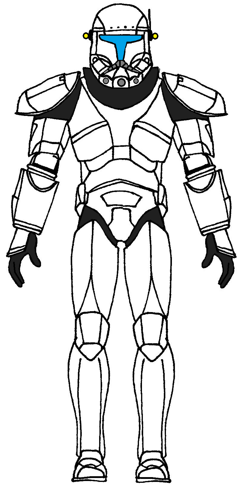 Featured image of post Clone Wars Clone Trooper Coloring Pages Republic clone trooper during the the great galactic war